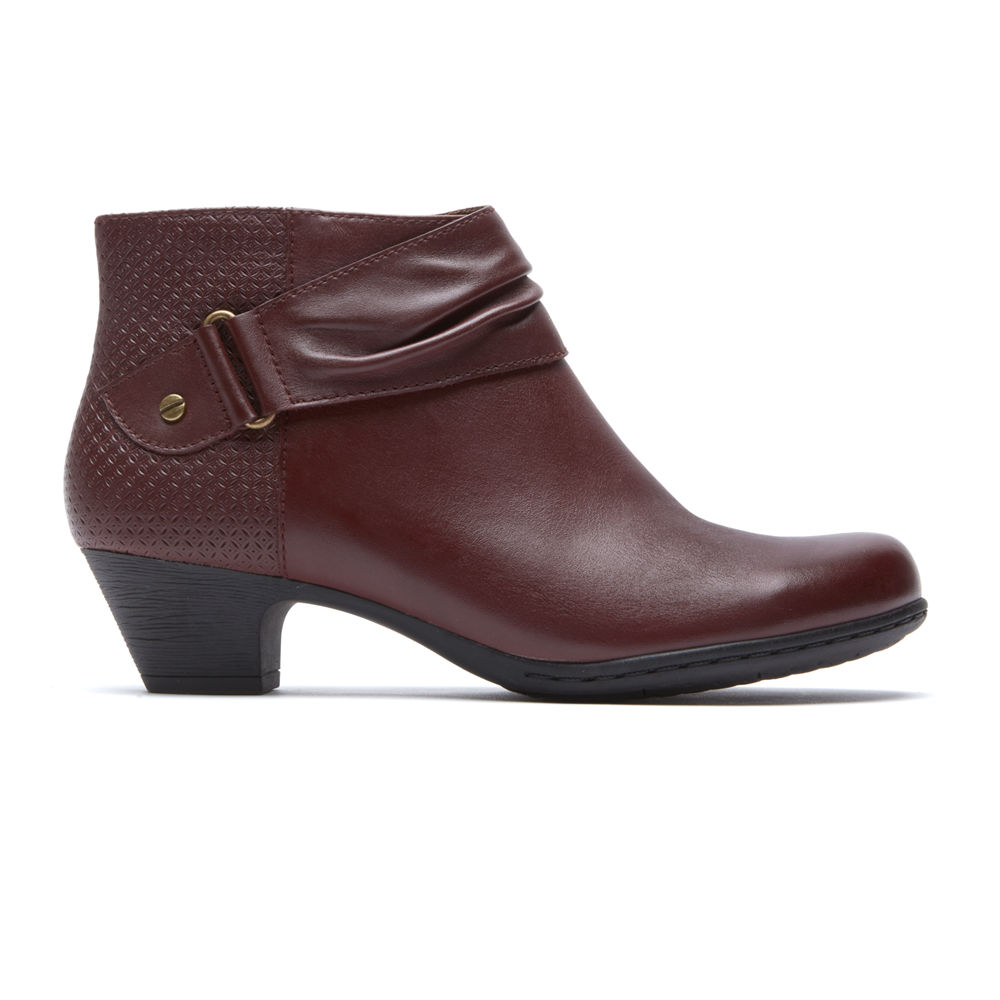 Botas Rockport Mulher Marrom - Brynn Rouched - 49562LYWO